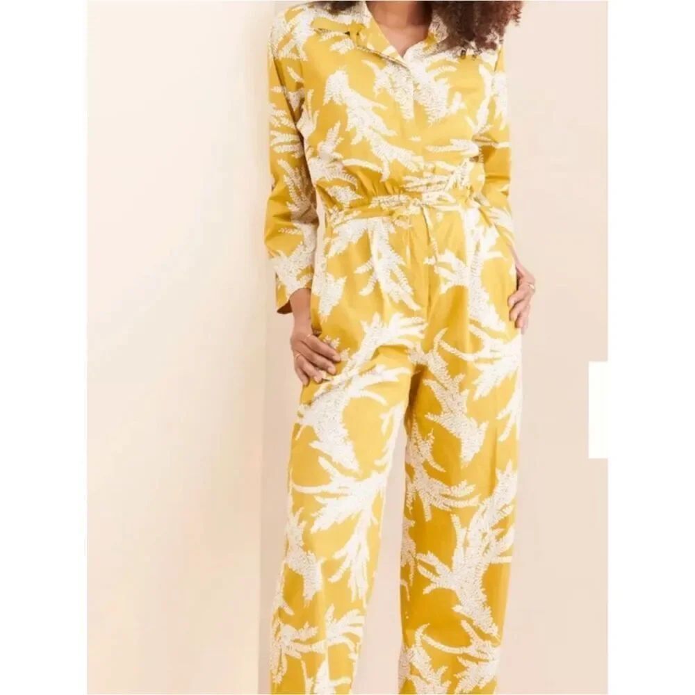 Anthropologie S/W/F Women's Floral Boiler Jumpsuit
UU7